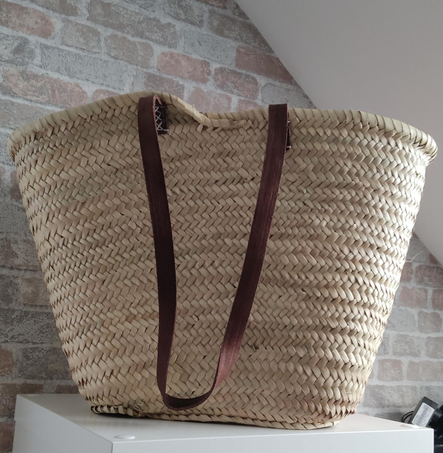 Ibiza Korbtasche Strandtasche XXL Natur Boho