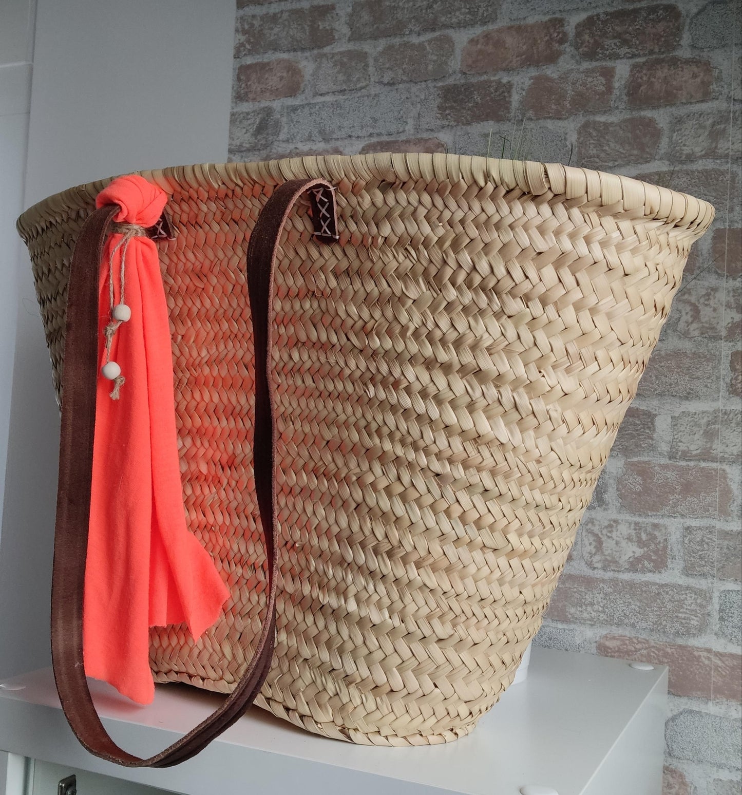 Ibiza Korbtasche Strandtasche XXL Natur Boho