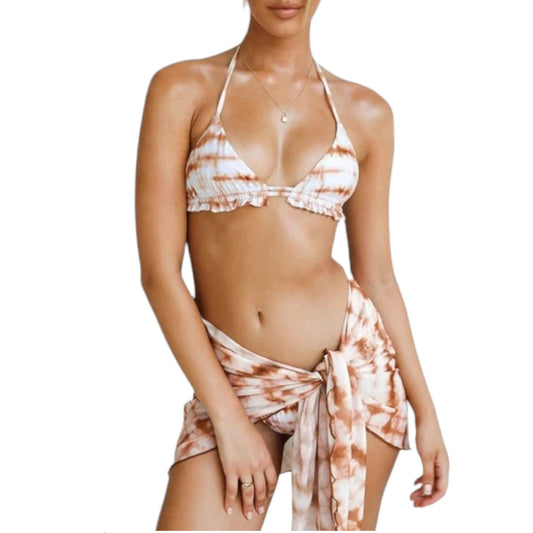 Bikini Boho, White/Sand