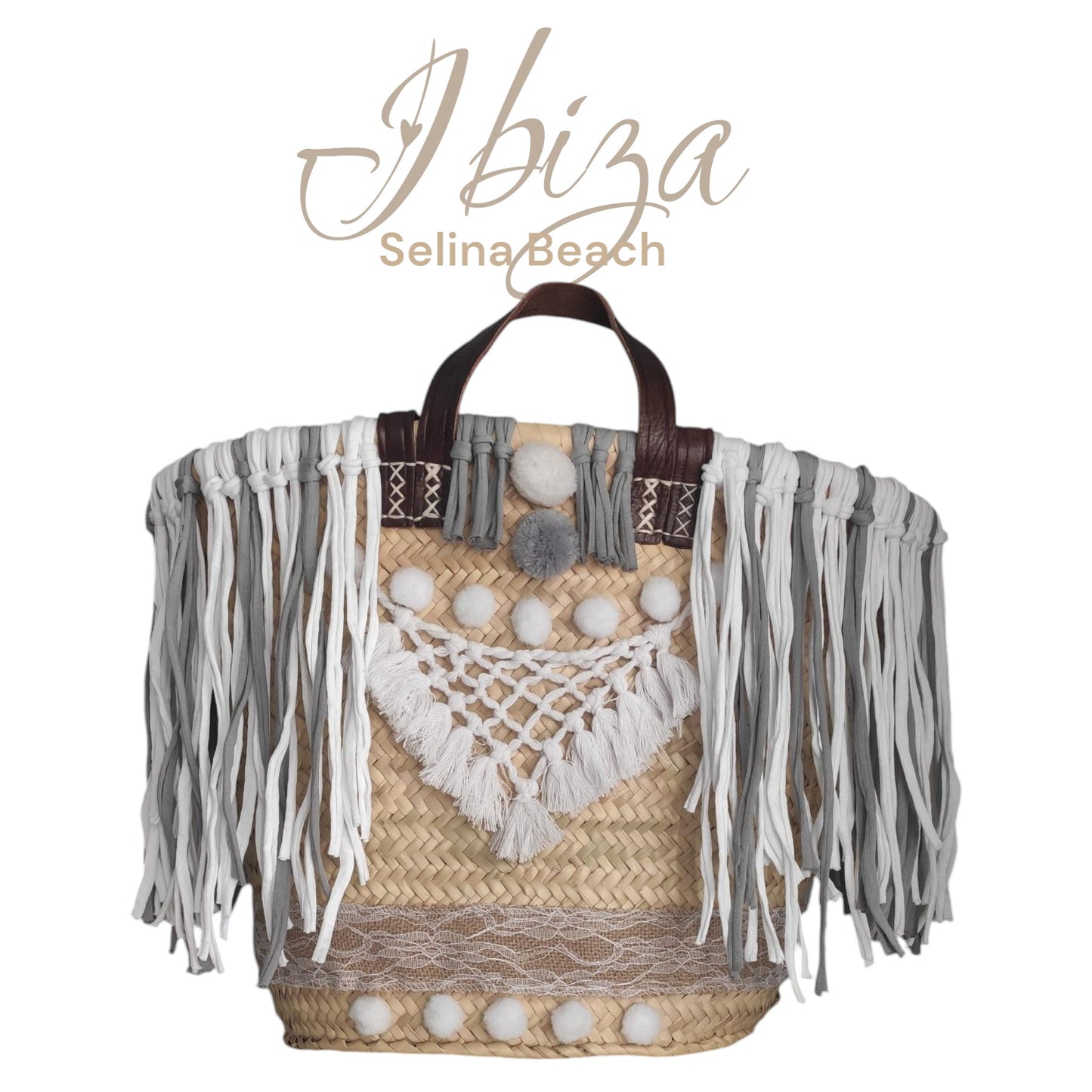 Ibiza Korbtasche XXL Boho Hand Made Limited Edition