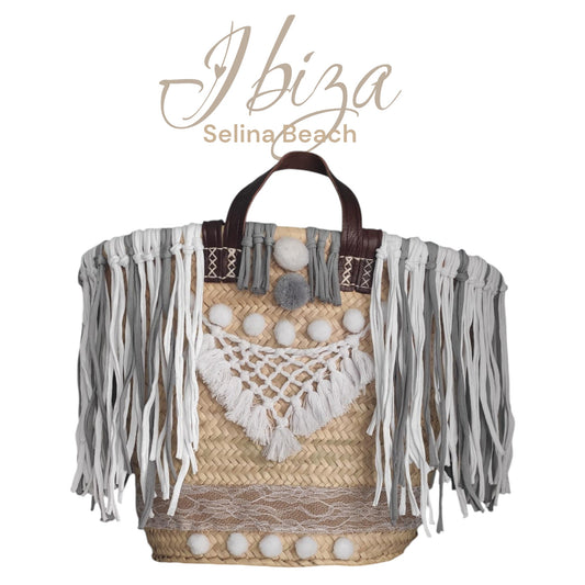 Ibiza Korbtasche XXL  Boho  Hand Made  Limited Edition
