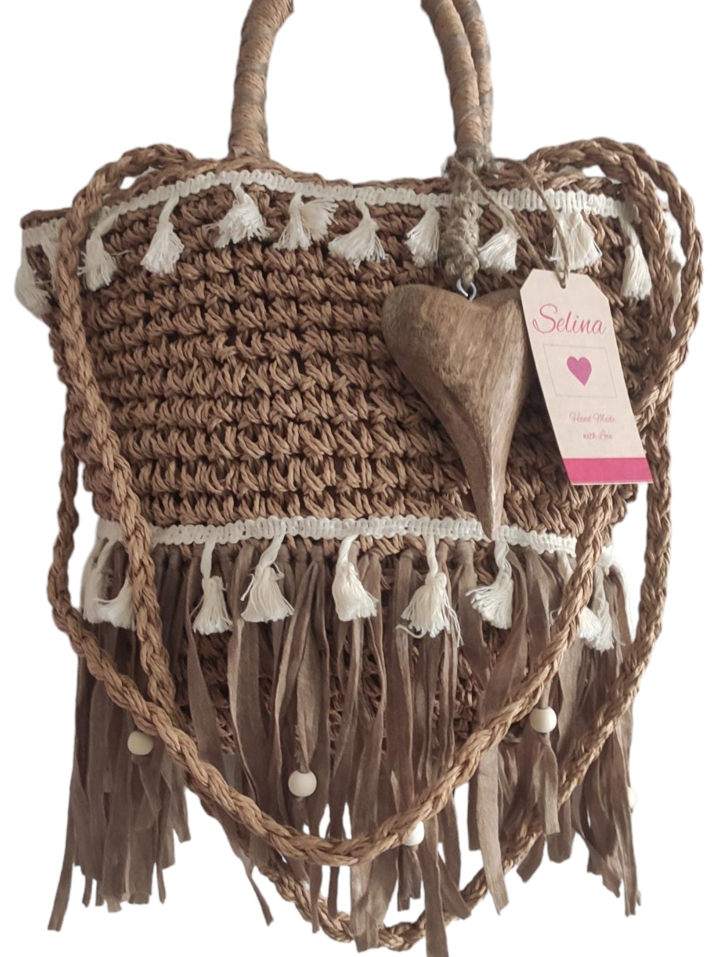 Handtasche Ibiza Boho, Cappuccino