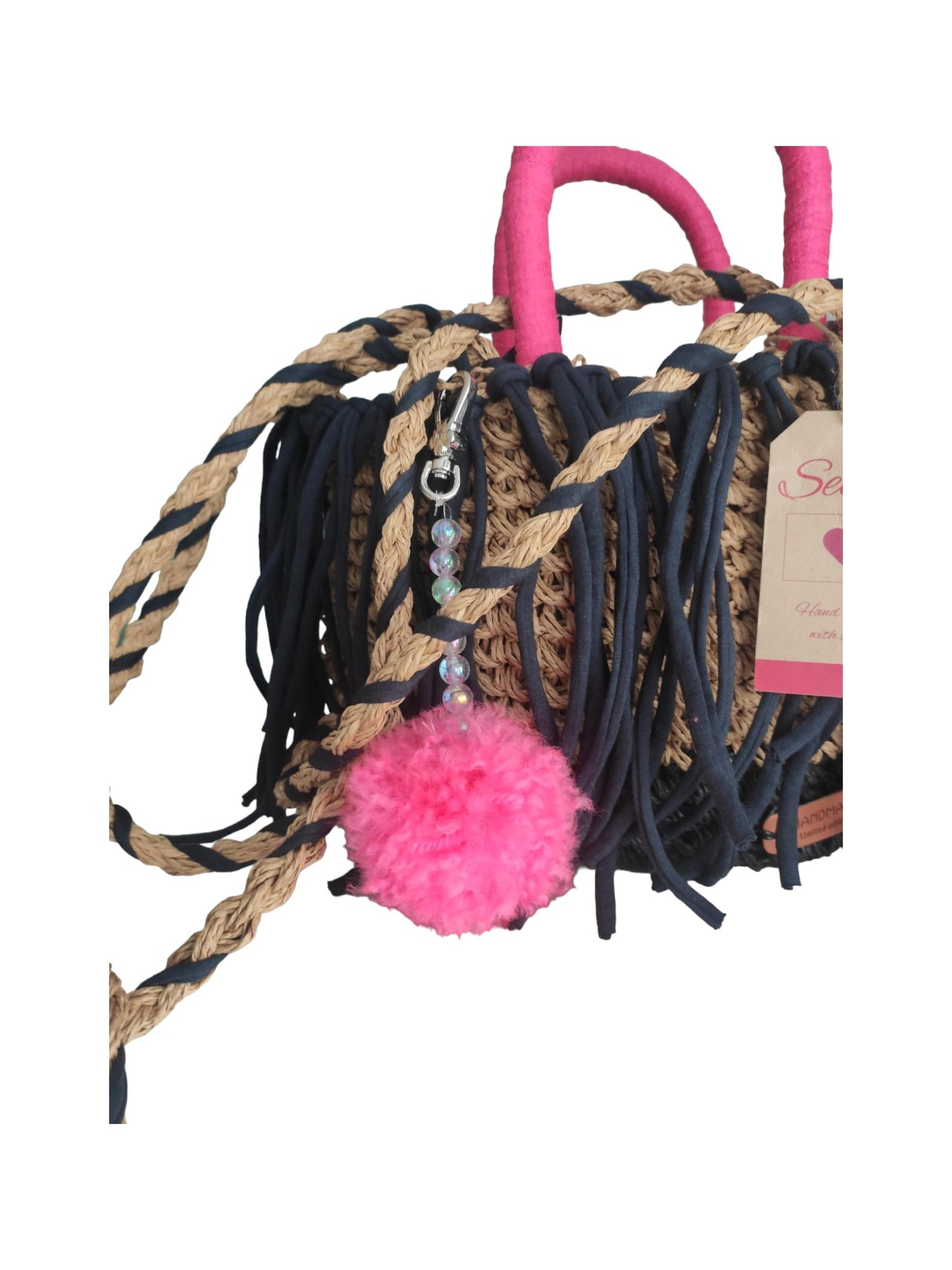 Ibiza Handtasche Boho, Pink