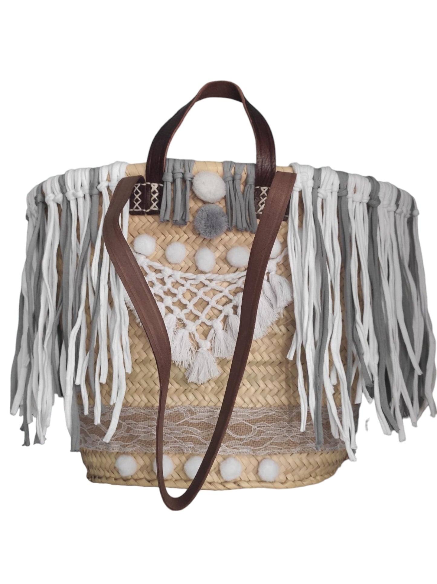 Ibiza Korbtasche XXL Boho Hand Made Limited Edition