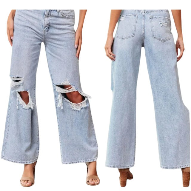 Jeans - Schlagjeans, Blue