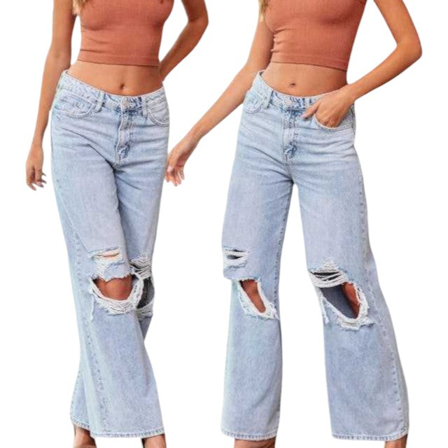 Jeans - Schlagjeans, Blue