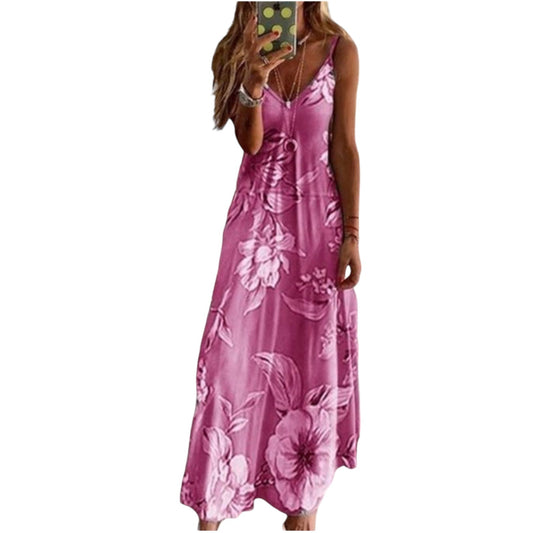 Boho Kleid Ibiza, Pink