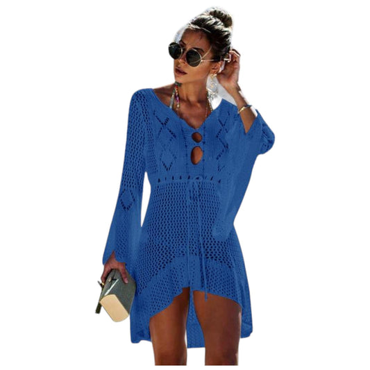 Ibiza Beach Kleid Boho Azur