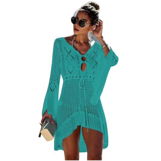 Ibiza Beach Kleid Boho Lagune