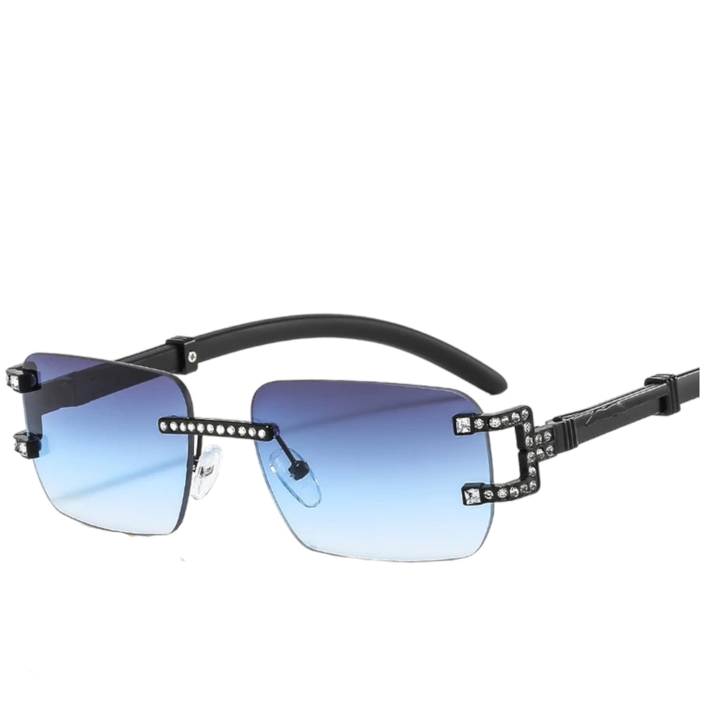 Modische Sonnenbrillen mit Strass