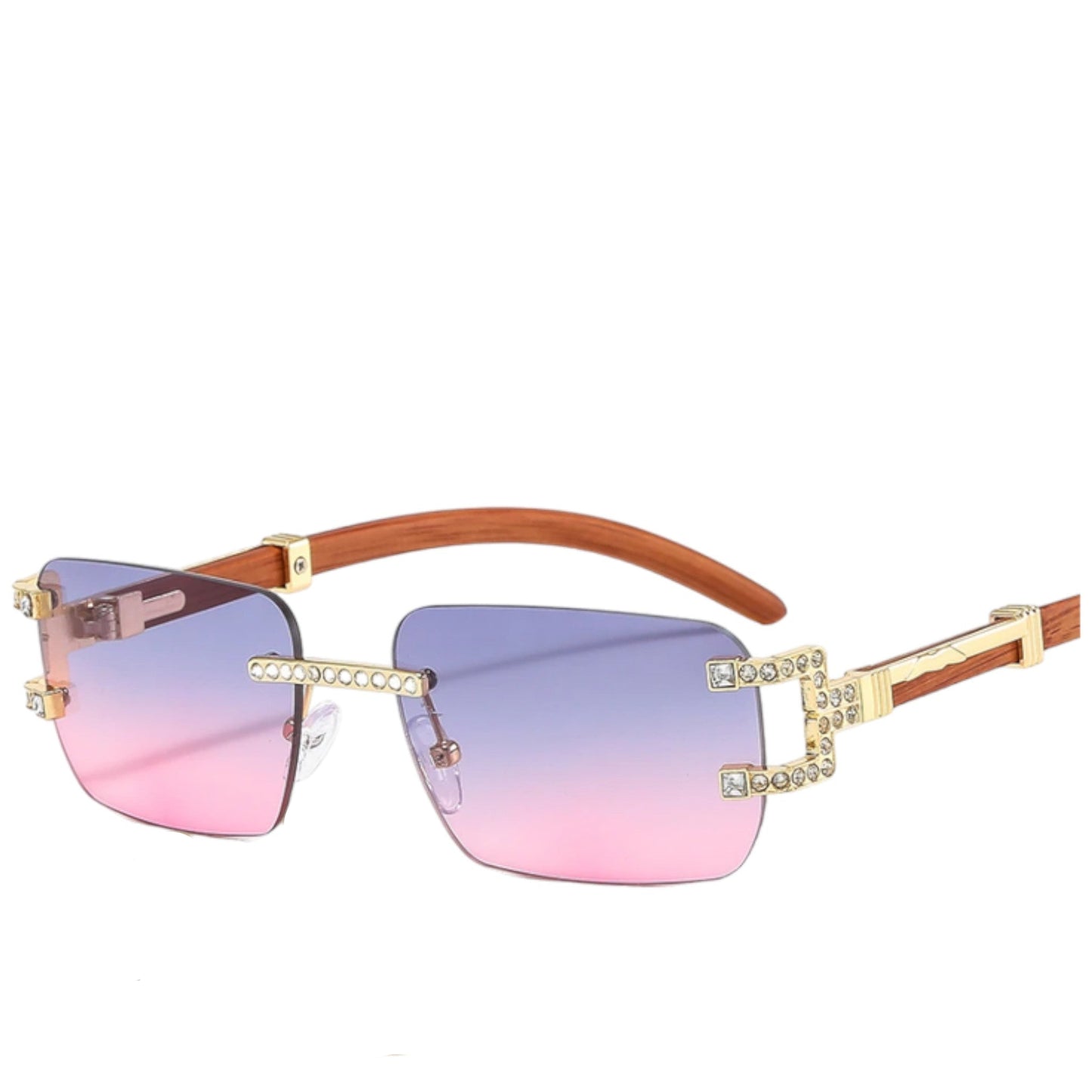 Modische Sonnenbrillen mit Strass
