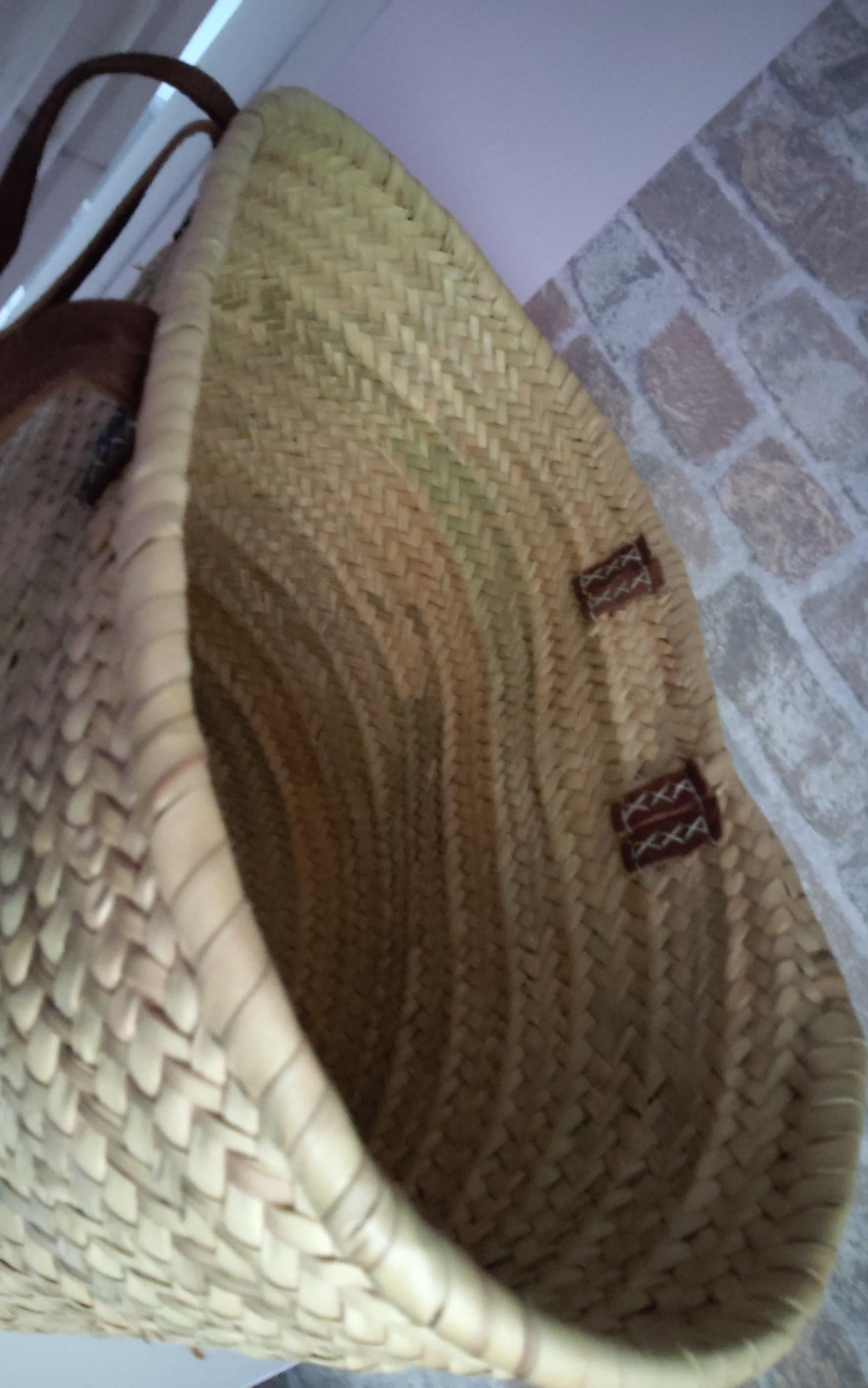 Ibiza Korbtasche Strandtasche XXL Boho Natur