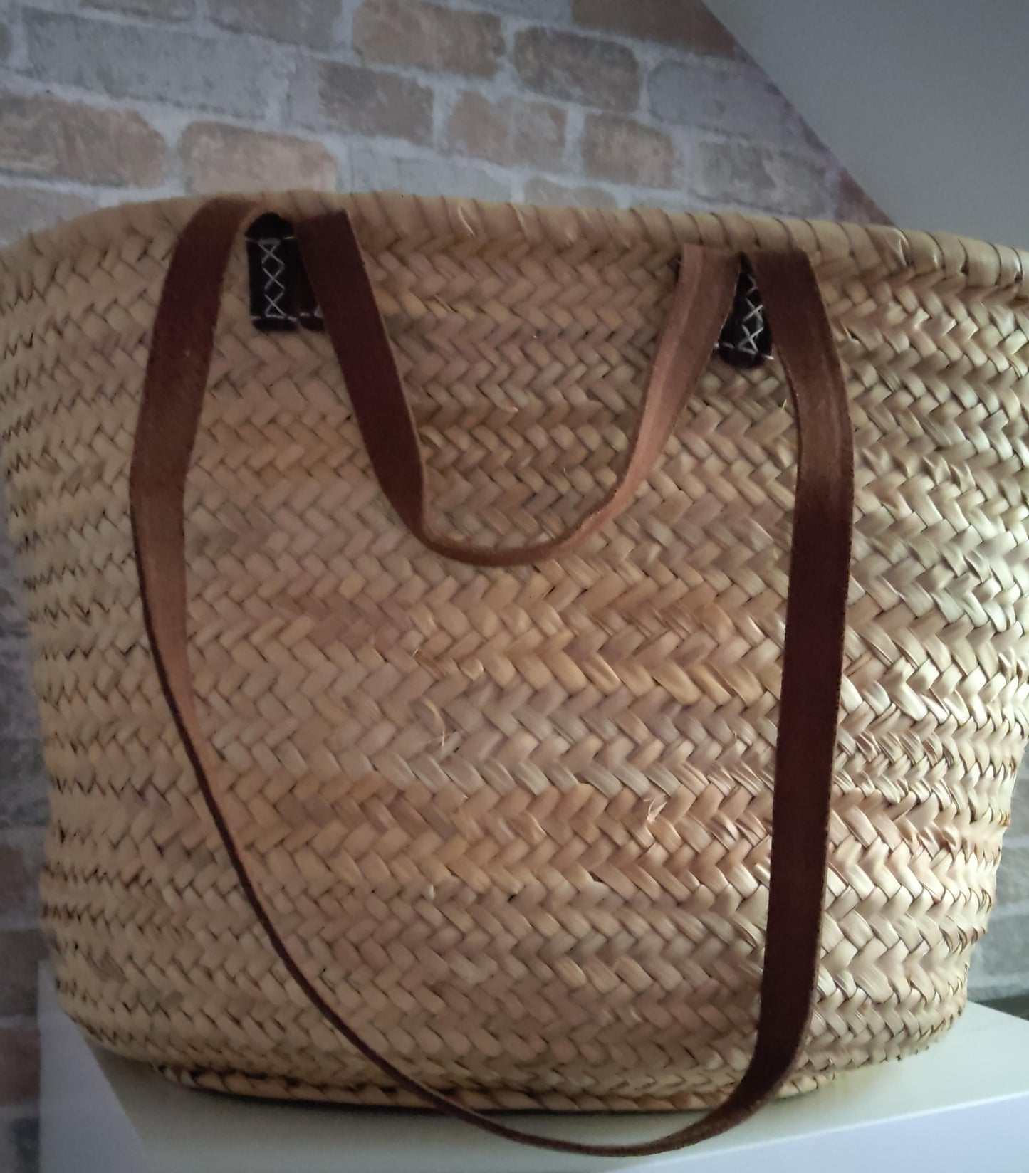Ibiza Korbtasche Strandtasche XXL Boho Natur