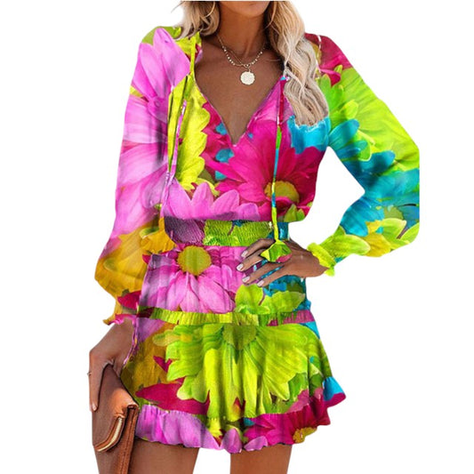 Sommerkleid Boho Bunt